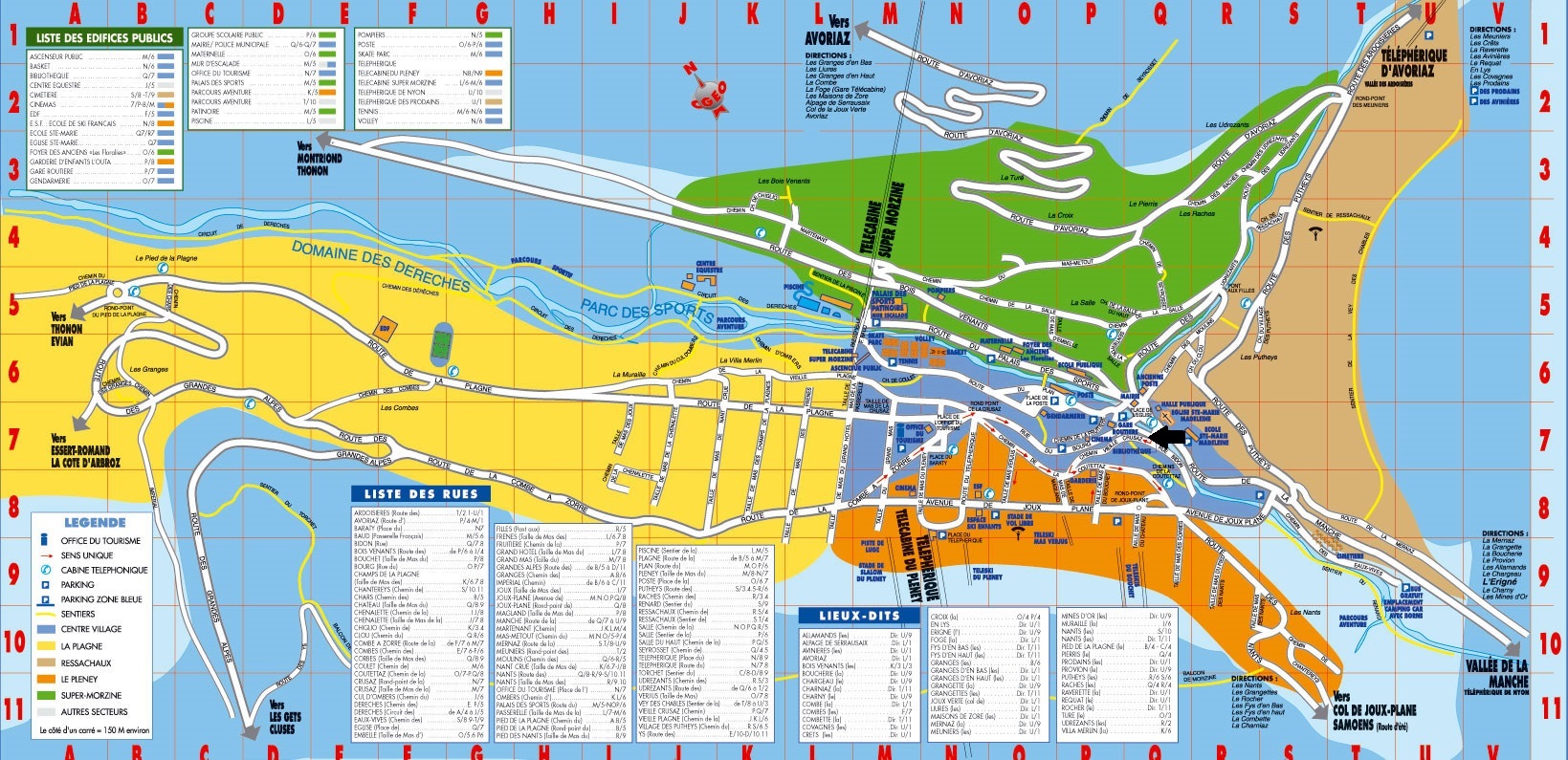 plan morzine location